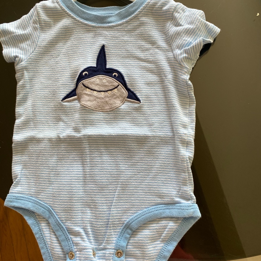 18 months boys onesie shark